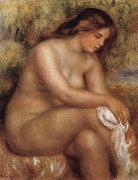 Pierre Renoir Bather Drying her Leg Norge oil painting reproduction